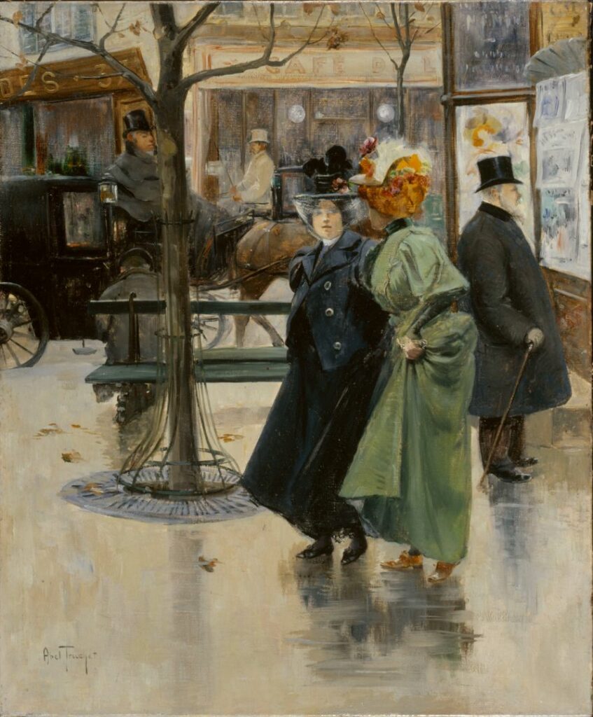 Sur les Boulevards (1895) Louis Abel-Truchet Musée carnavalet